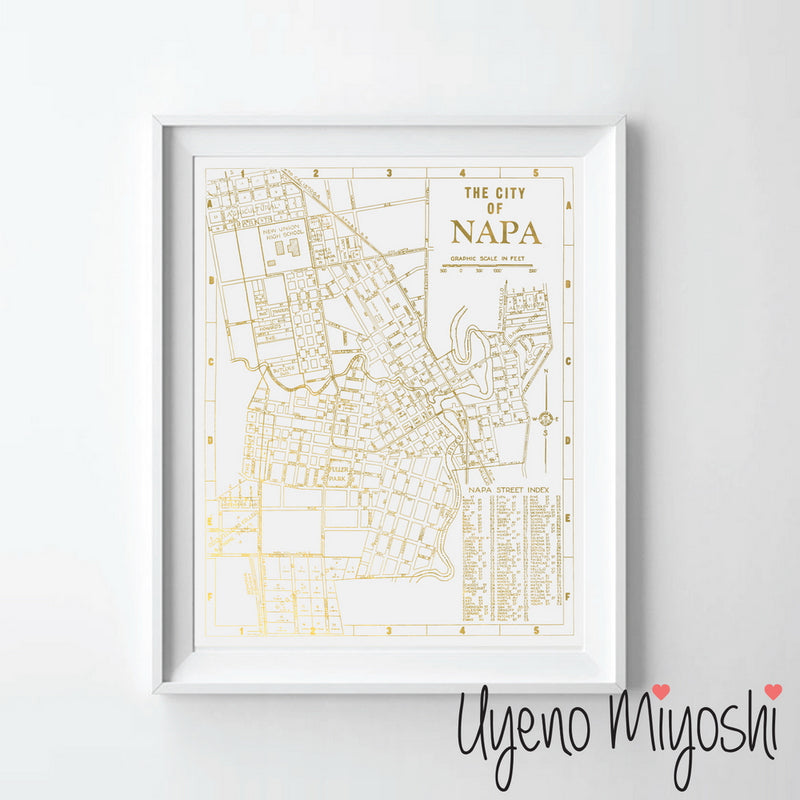 Napa Valley Street Map
