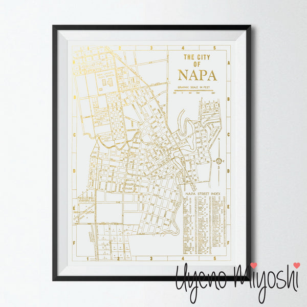 Napa Valley Street Map