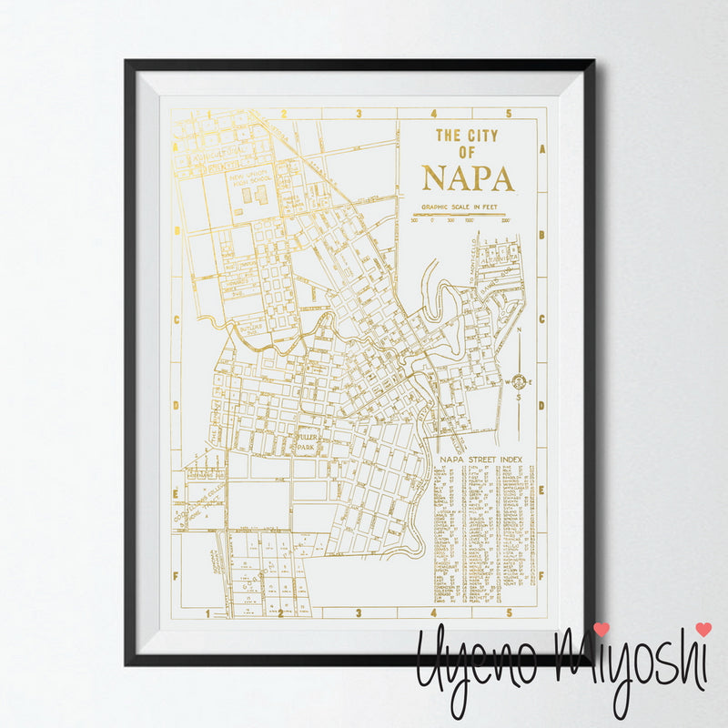 Napa Valley Street Map