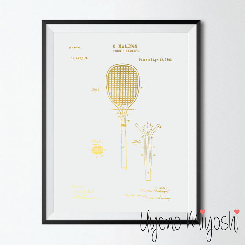 Patent - Tennis Racket