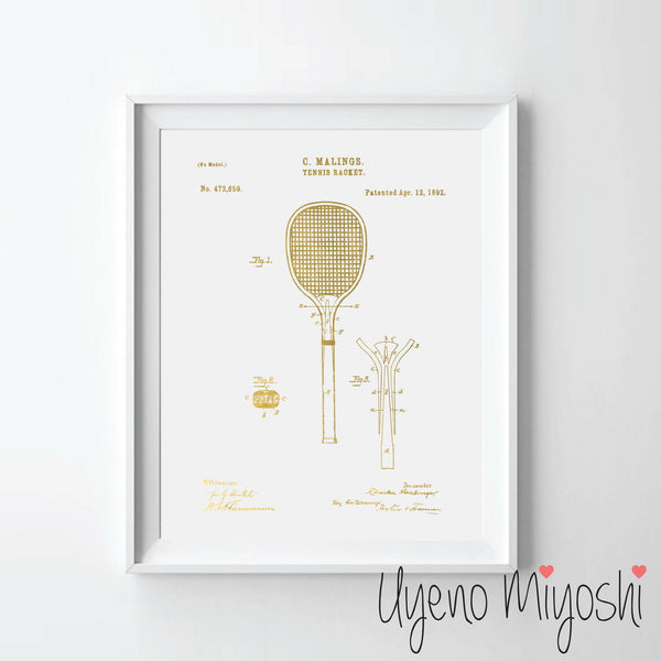 Patent - Tennis Racket