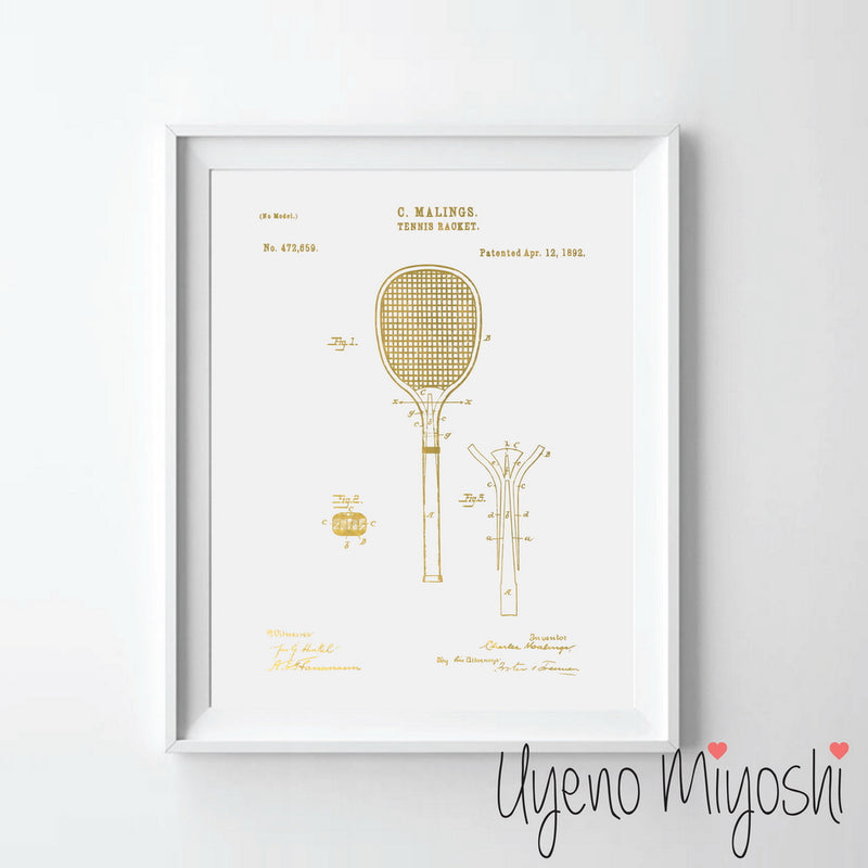 Patent - Tennis Racket