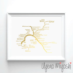 San Francisco BART System Map