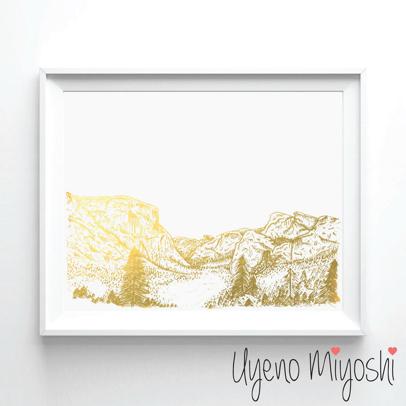 Yosemite State Park City Sketch