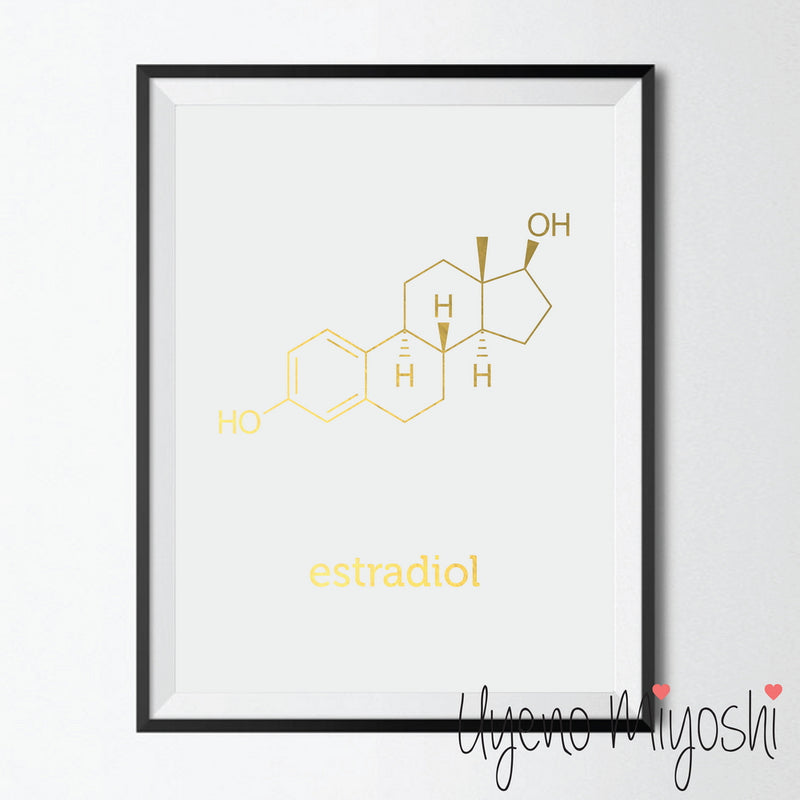 Chemical Molecule - Estradiol